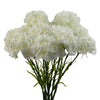 12 x White Carnation Artificial Flower