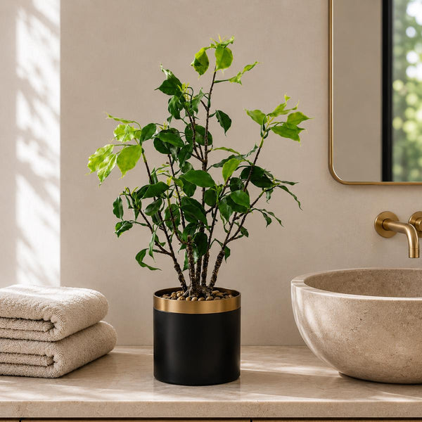 Leaf Design 60cm Artificial Banyan Bonsai Ficus Tree