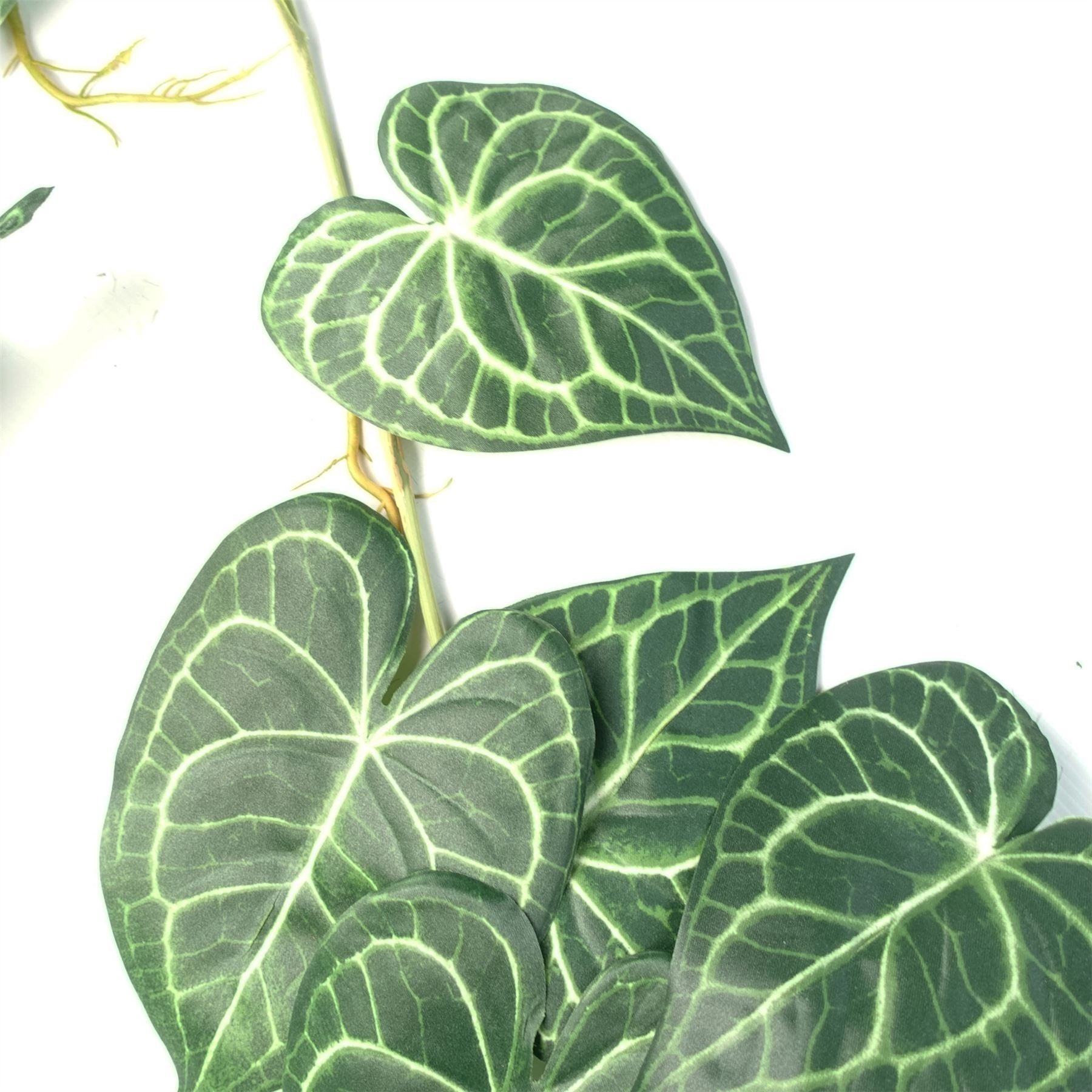 6 x 100cm Artificial Hanging Trailing Rounded Ivy Plant - Premium Quality