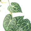 6 x 100cm Artificial Hanging Trailing Rounded Ivy Plant - Premium Quality