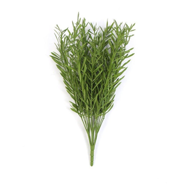 Pack of 6 x 40cm Fire Resistant Artificial Foliage Grass Stem - Premium Quality