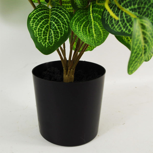 Large Artificial Foliage Plant Pot Plastic weighted pot 40cm Artificial Pothos Botanik