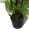 Artificial Tree Moss Fern Copper Planter 150cm