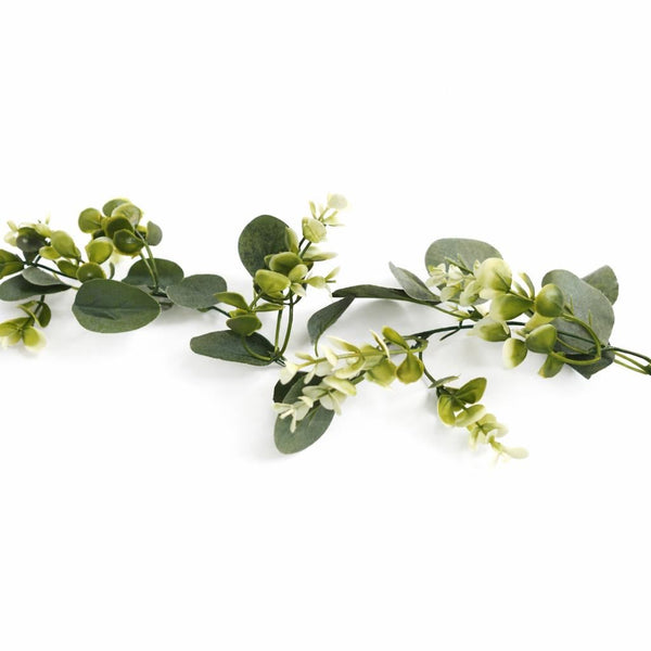 Pack of 6 x 160cm Artificial Eucalyptus Style Garland Trailing Hanging Plant Faux Greenery Vine