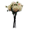 6 x Peony Artificial Flower Cream