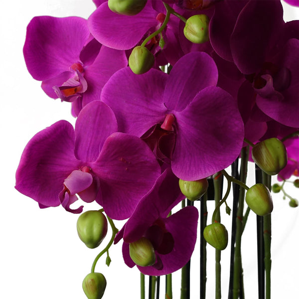 Giant Purple Orchid Plant - Artificial - 189 flowers REAL TOUCH