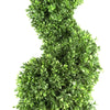 Artificial Topiary Boxwood Spiral Tree - 920 leaves UV PROTECTED OUTDOOR Botanik