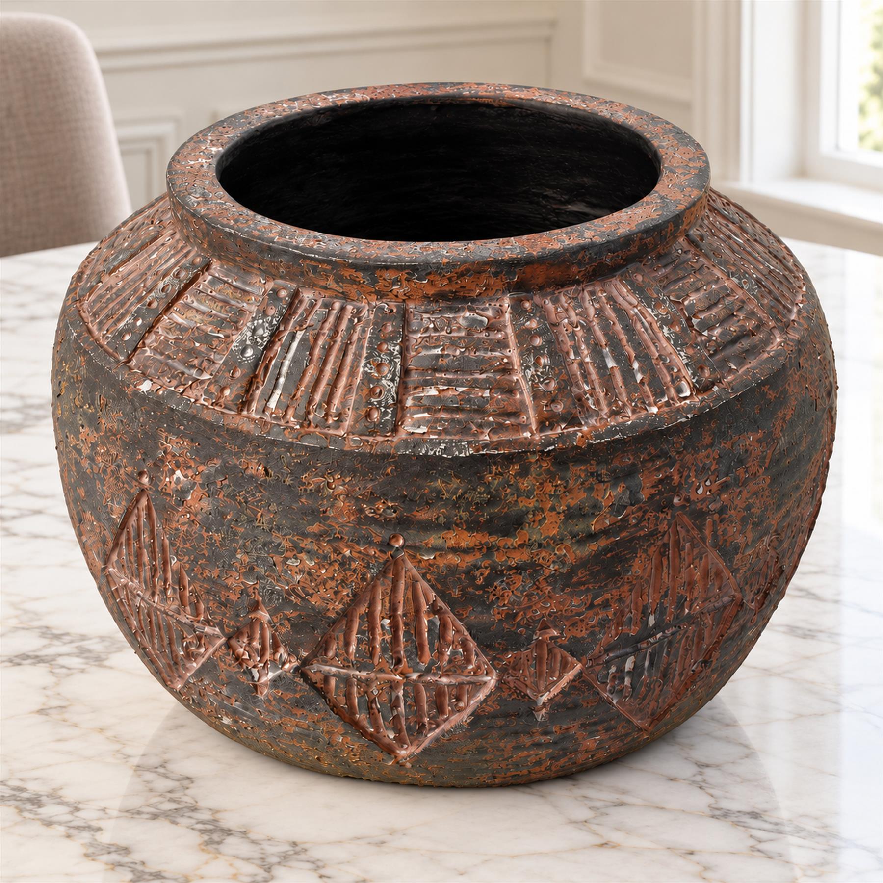 27cm x 36cm Aztec Diamond Large Planter