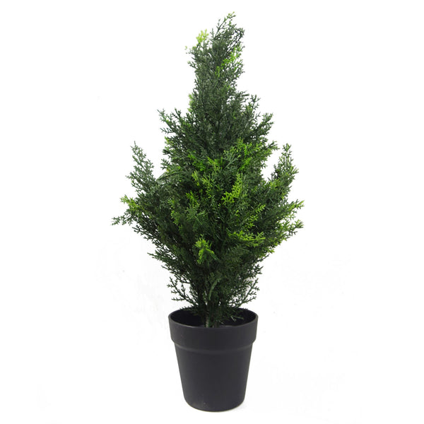 Cedar Cypress Topiary Tree Artificial 60cm Realistic Plant Botanik