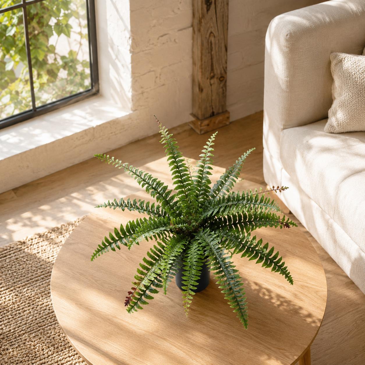 Artificial Boston Fern Plant - 60cm Boston Fern
