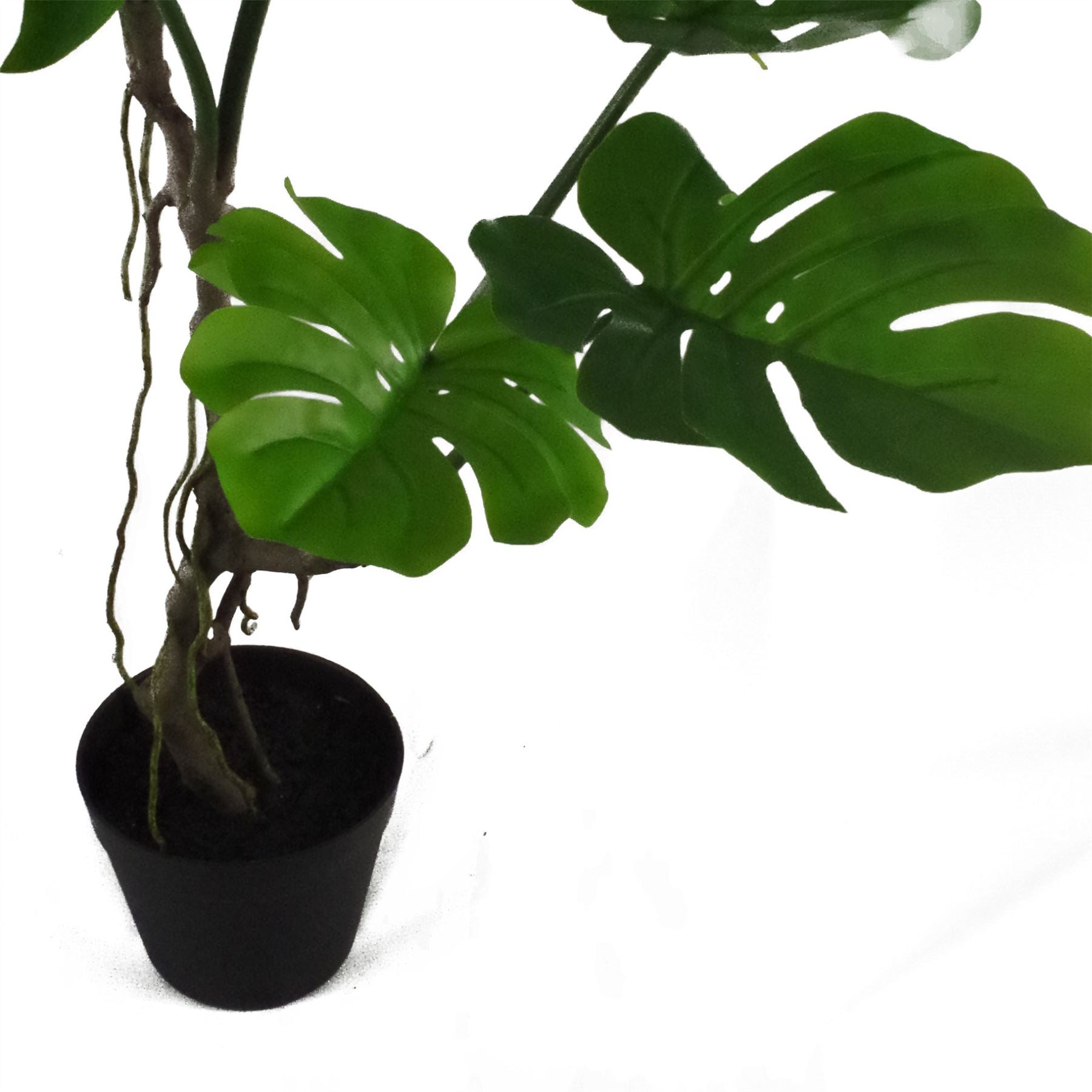 Artificial Monstera Plant Twisted Cheese Plant 70cm Leaf Design UK Realistic Botanik