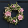 Artificial Pink Floral Wreath Botanik
