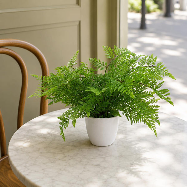 Artificial Fern Plant 30cm Fern 30cm In Plant Pot