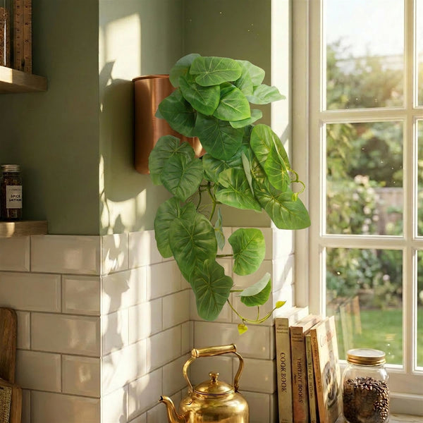 Pack of 6 x 25cm Artificial Trailing Arrowhead Vine Plant