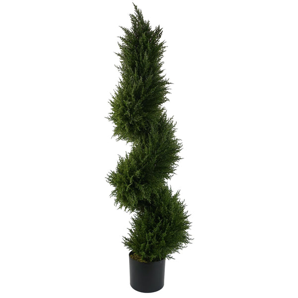 Leaf 120cm Sprial Cypress Tree Artificial