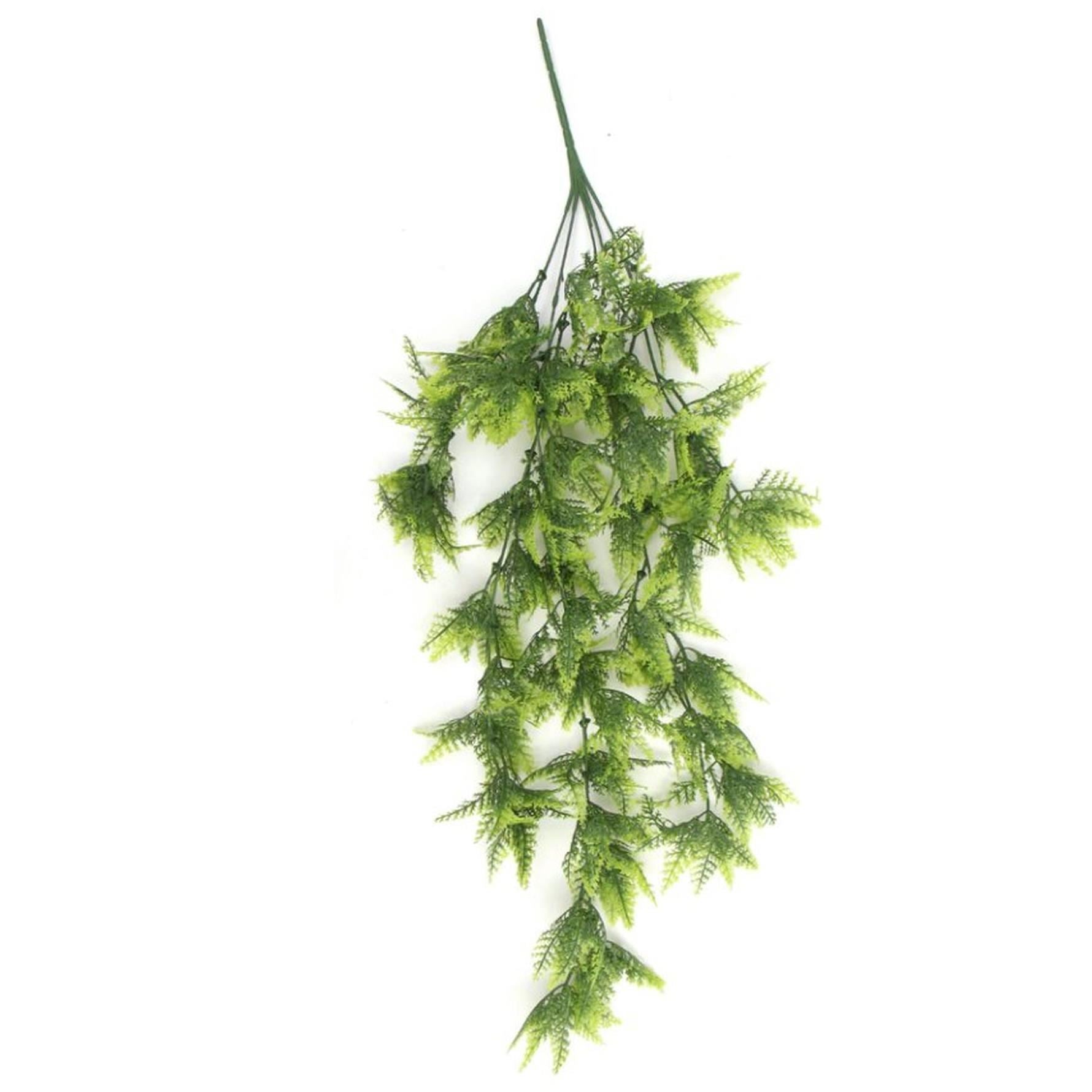 Pack of 6 x Hanging UV and Fire Resistant Artificial Boston Fern Plant 75cm - Premium Quality