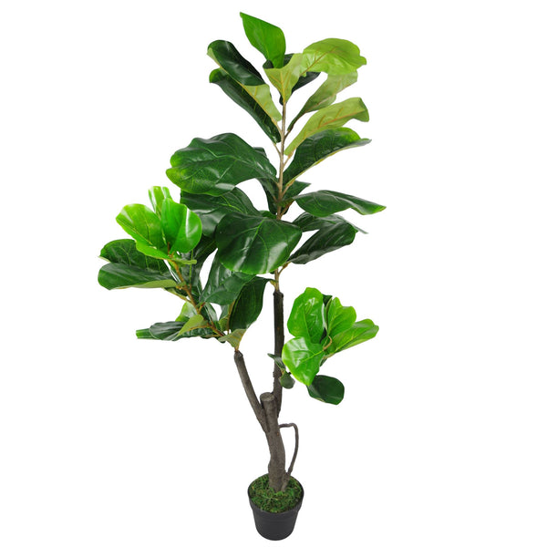 Leaf Artificial Plant Ficus Fig Tree 4ft