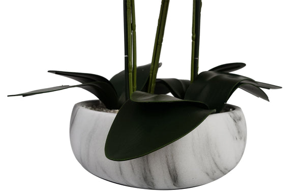 Orchid Pink - Marble Effect Ceramic Planter