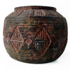 27cm x 36cm Aztec Diamond Large Planter - Brown|Brown