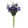 Pack of 6 x 80cm Artificial Purple Wild Rose Stem - 36 Flowers - Premium Quality
