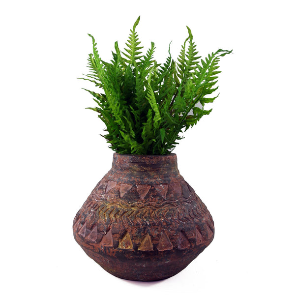 Large Planters Plant Pots Aztec Rustic Large Planter 30cm x 40cm Botanik