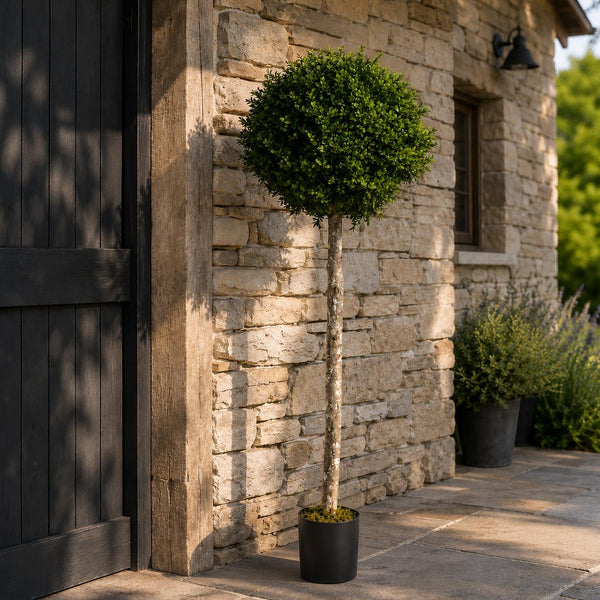 Buxus Ball Artificial Tree UV Resistant Outdoor Topiary  140cm Botanik