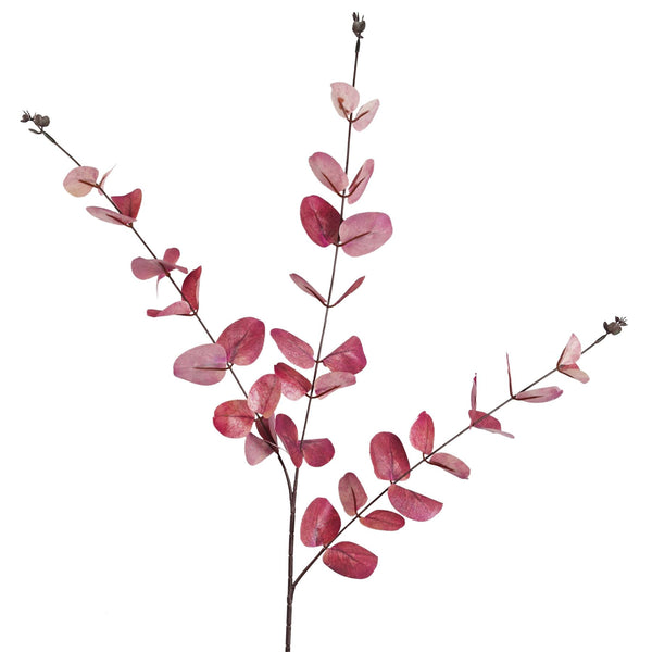 Artificial Foliage Pink Eucalyptus Foliage Stem 80cm