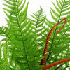 6 x 60cm Artificial Bushy Dixie Wood Fern Dark Green Plant - Premium Quality