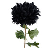 Pack of 6 x 75cm Extra Large Reflex Chrysanthemum - Black - Premium Quality