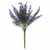 Pack of 6 x 34cm Artificial Purple Heather Stem Plant