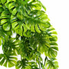 Pack of 6 x 70cm Hanging Mini Monstera Leaf Plant