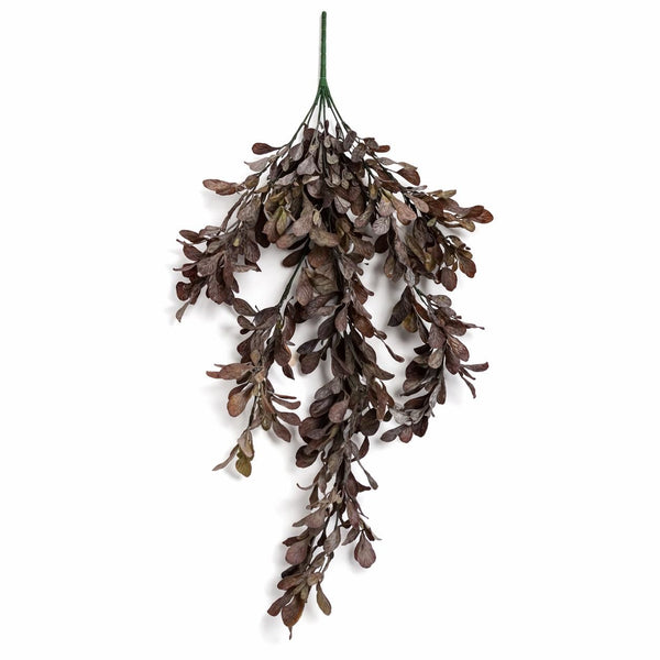 Pack of 6 x 70cm Artificial Trailing Leaf Spray Stem - Dusty Purple