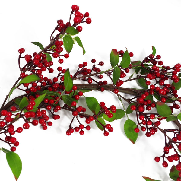 Christmas Natural Look Red Berry Floristry Garland 150cm Botanik