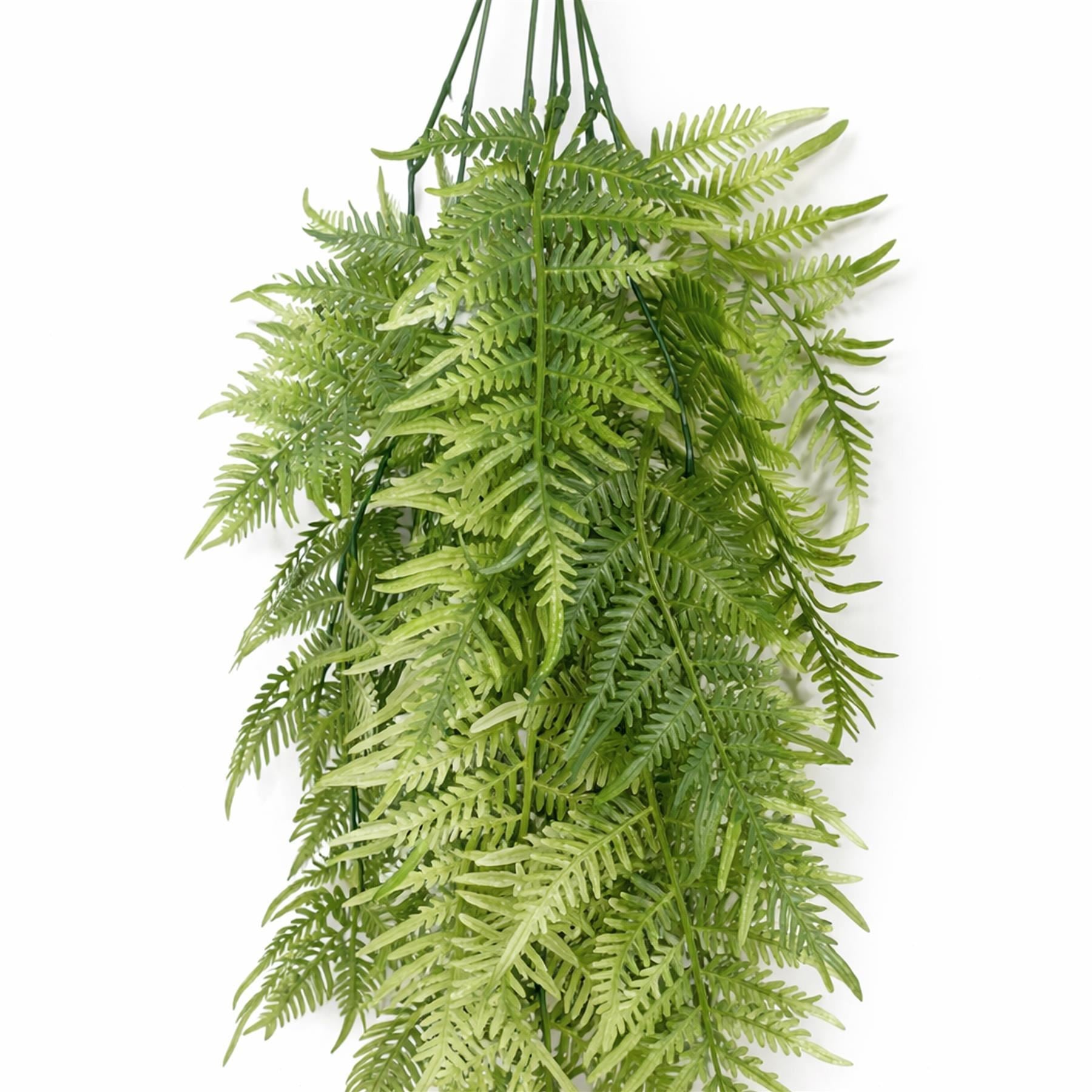 Pack of 6 x 80cm Artificial Trailing Fern Plant Hanging Faux Greenery