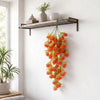 75cm Artificial Red Thistle Trailing Hanging Plant Faux Floral