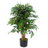 Artificial Ficus Tree Plant 90cm Luxury Smilax 90cm Real Wood Trunk Botanik