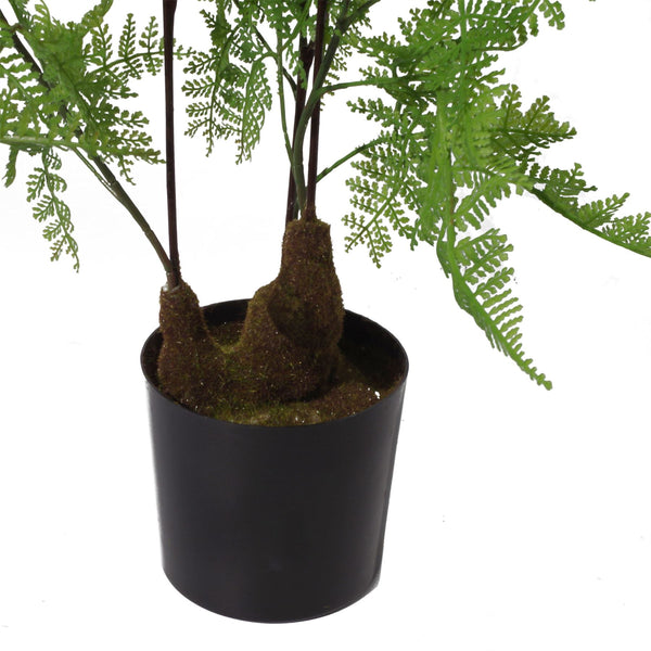 Artificial Fern Plant 60cm Fern 60cm In Plant Pot 2ft