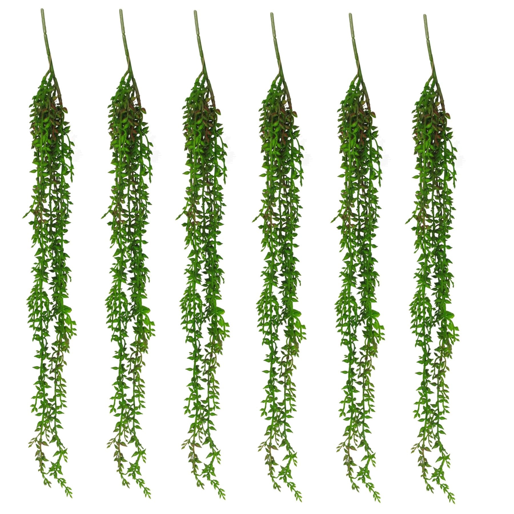 Leaf Artificial Hanging Fern Plant 58cm Pack x 6