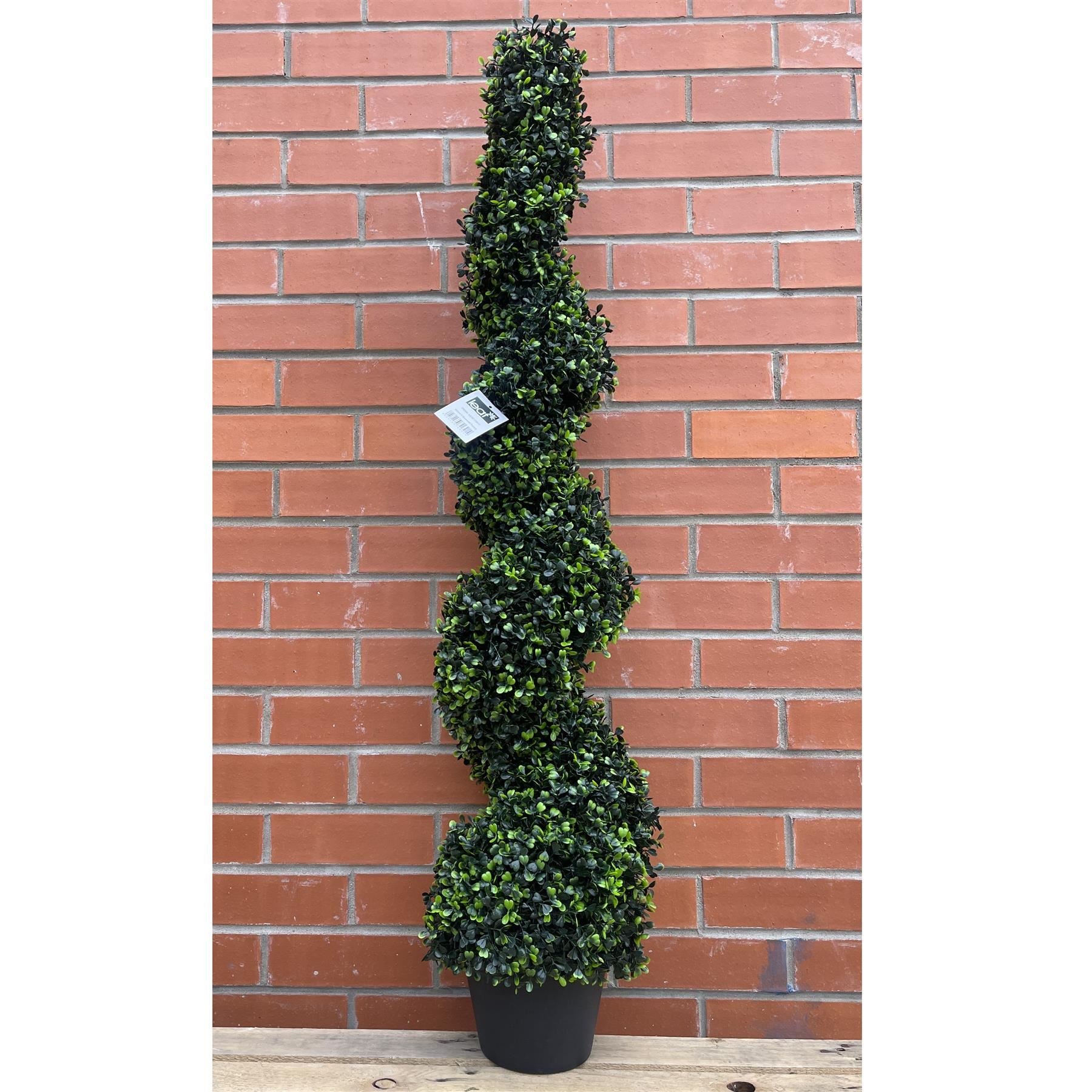 120cm Artificial Natural Boxwood Spiral Topiary - Premium Quality