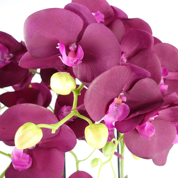 Large Orchid Purple - 41 REAL TOUCH flowers