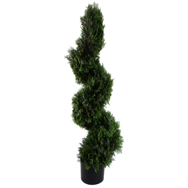 Sprial Cedar Tree Artificial Topiary  120cm Botanik