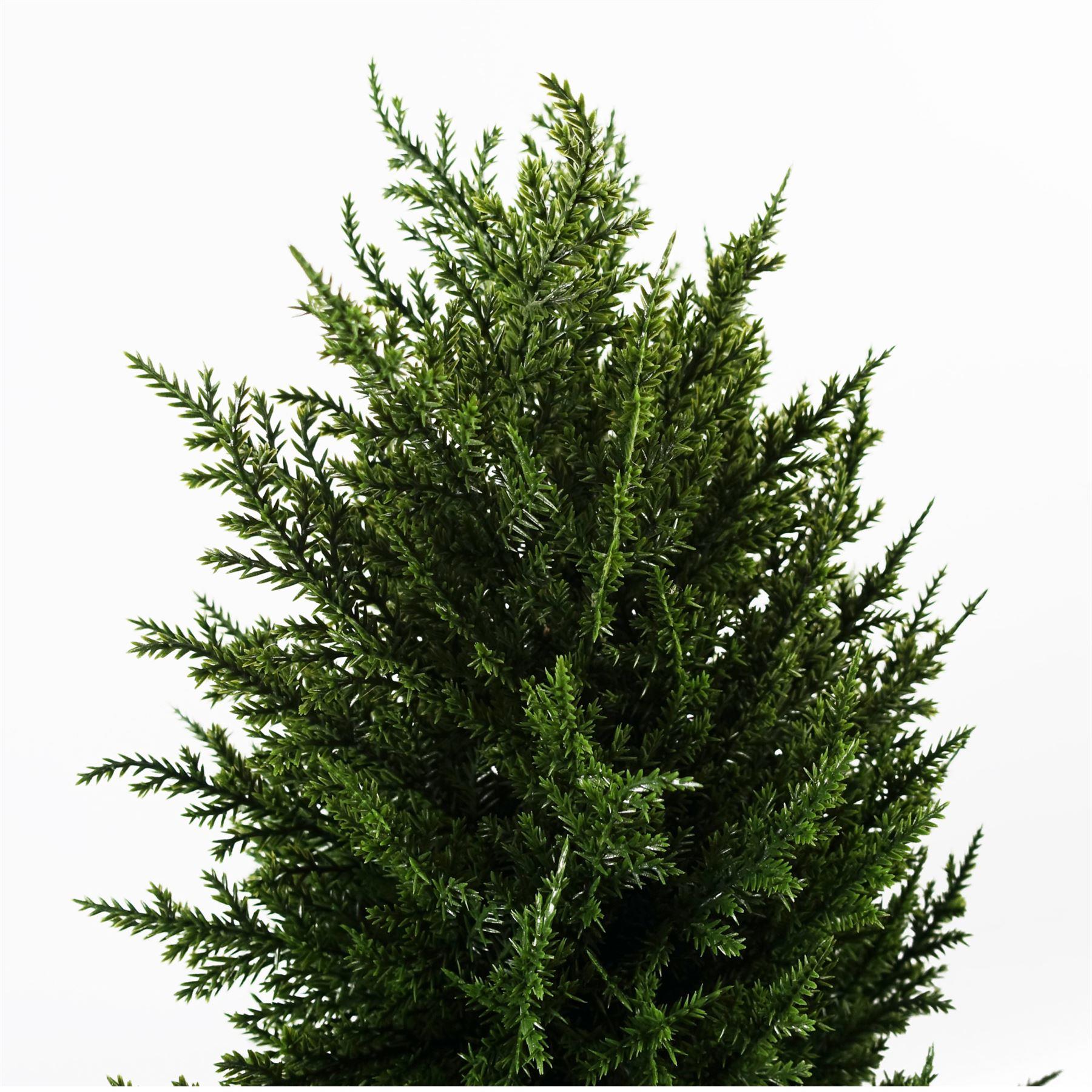 120cm Pair of Premium Artificial Cypress Spiral Topiary - Premium Quality