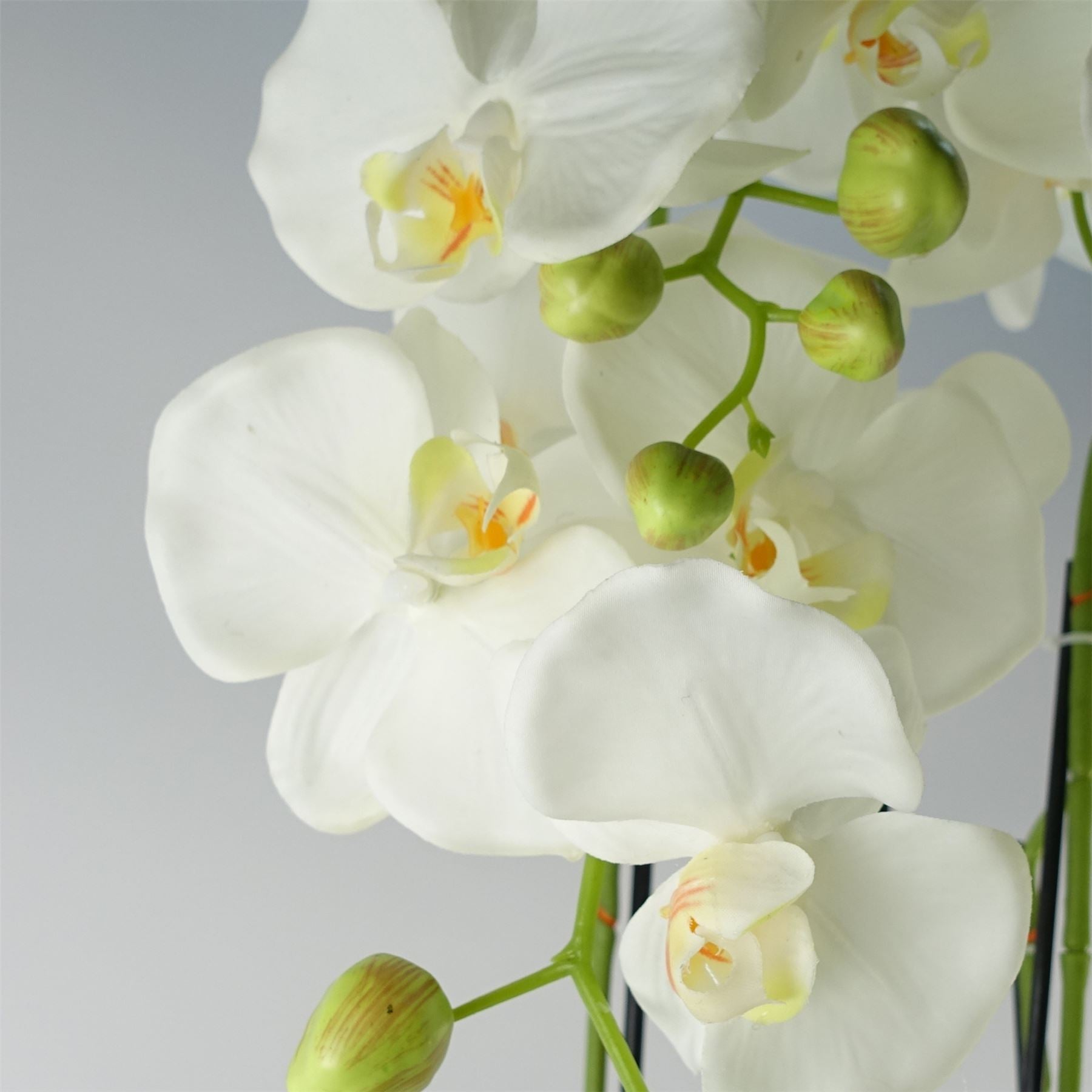 Giant White Orchid Plant Artificial 189 flowers REAL TOUCH Botanik