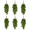 Pack of 6 x 75cm Artificial Green Thistle Trailing Hanging Plant Faux Floral