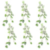6 x 120cm Artificial Hanging Trailing Plant Alocasia Dragon Scale Light - Premium Quality