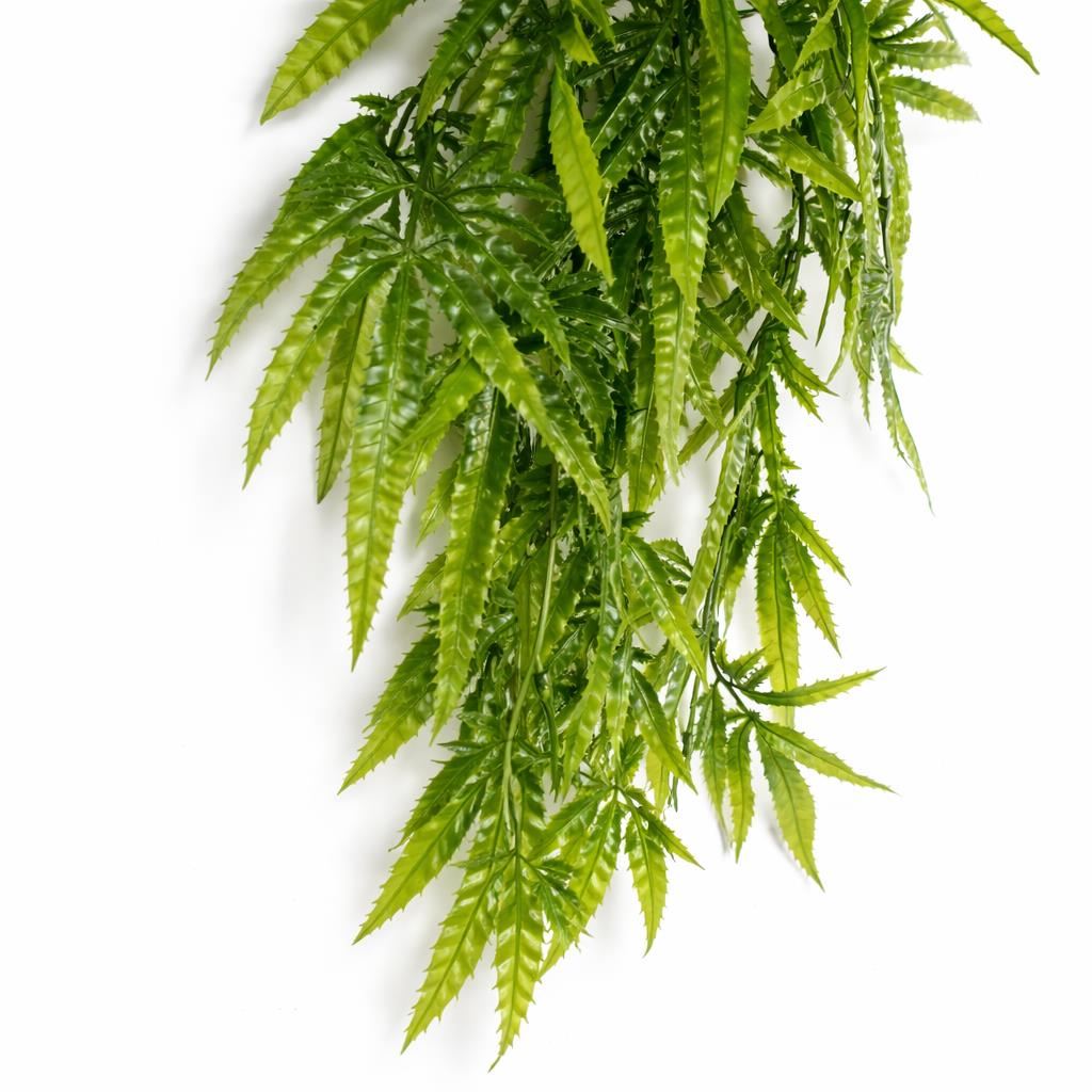 Pack of 6 x 70cm Artificial Trailing Fern Leaf Plant Hanging Faux Greenery
