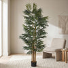 210cm Fire Retardant Phoenix Palm Tree Natural Trunk
