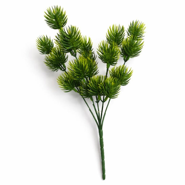 Pack of 6 x 30cm Artificial Cedrus Libani Pine Style Foliage Plant Stem
