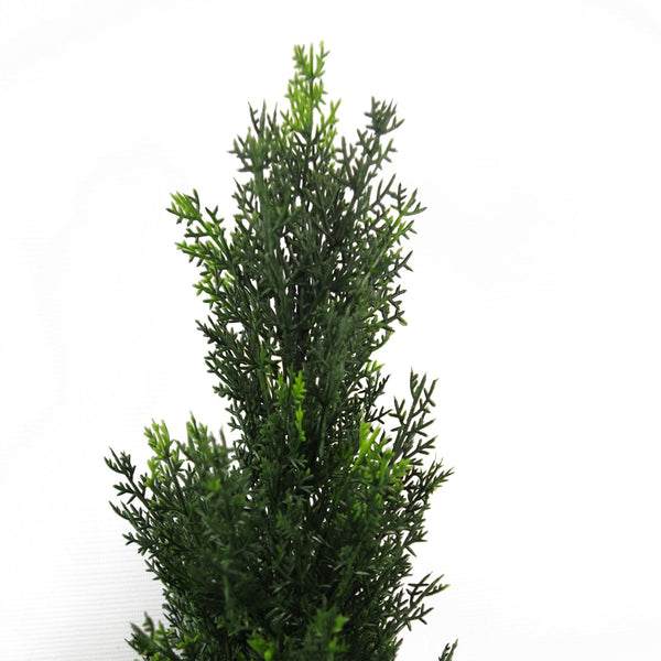 90cm Pair of Artificial Cedar Cypress Topiary UV Resistant - Premium Quality