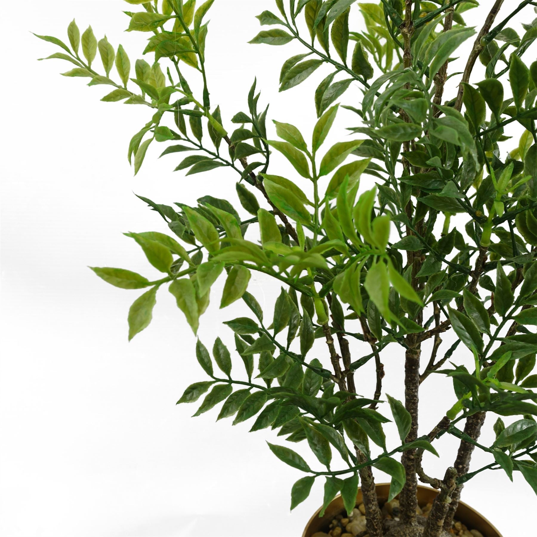 Leaf Design 60cm Artificial Nandina Bonsai Ficus Tree